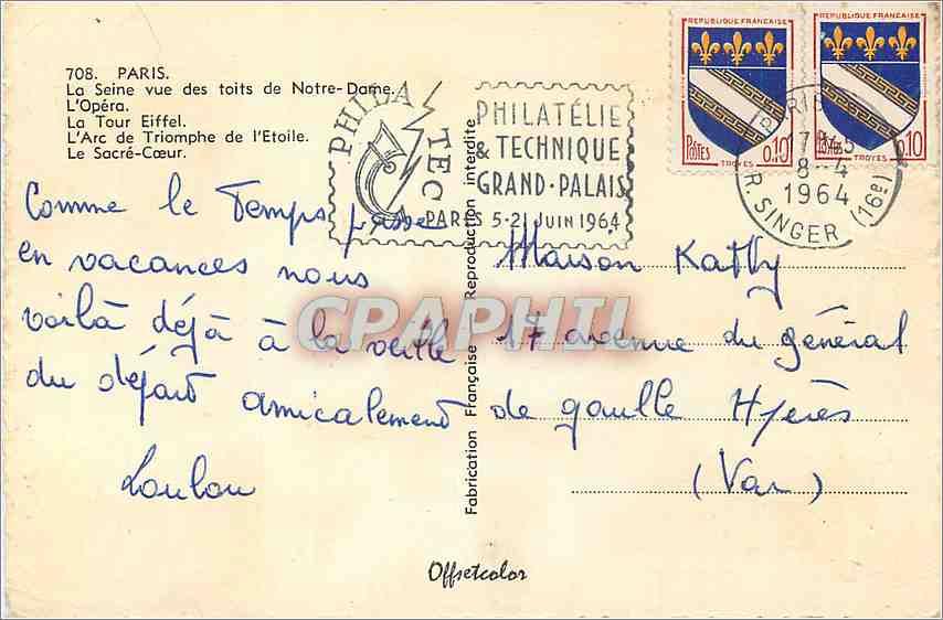 Carte Postale Moderne Paris La Seine Vue Des Toits De Notre Dame L Opera La Tour Eiffel L Arc De Triomphe De L Etoile Le Sacre Coeur Manuscript Nbsp Nbsp Paper Nbsp Collectible Cpaphil Carte Postale Moderne Paris La Seine Vue Des Toits De Notre Dame L Opera La Tour Eiffel L Arc De Triomphe De L Etoile Le Sacre Coeur Manuscript Nbsp Nbsp Paper Nbsp Collectible Cpaphil