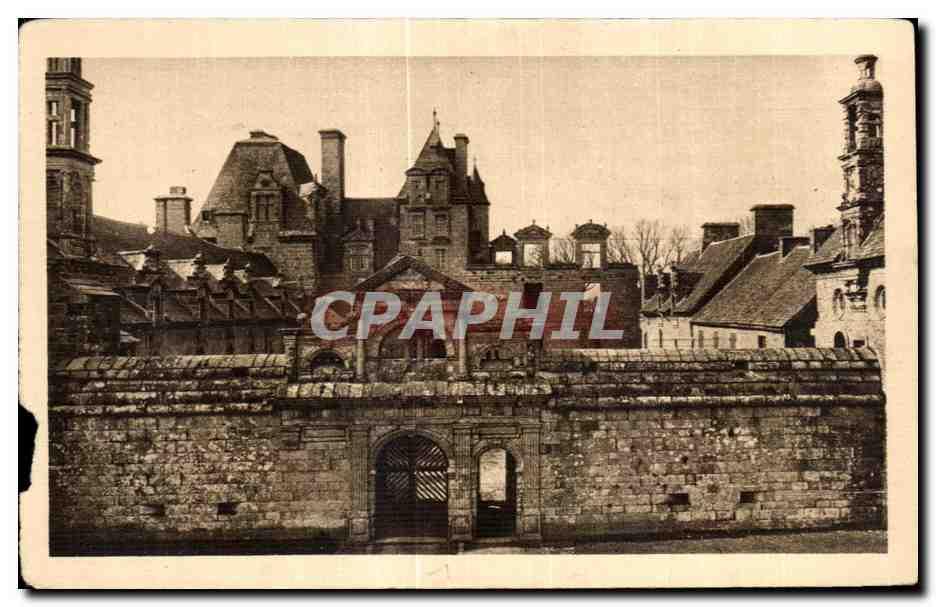 Carte Postale Ancienne Château de Kerjean Façade principale La grand ...