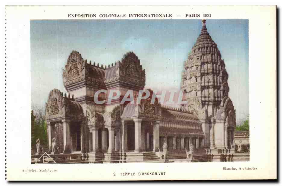Carte Postale Ancienne – Exposition Coloniale Paris 1931 (Non Postée, Originale)