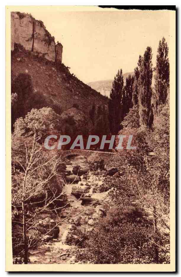 Carte Postale Ancienne Gorges Du Tarn La Canon de la Jonte Fort Saint ...