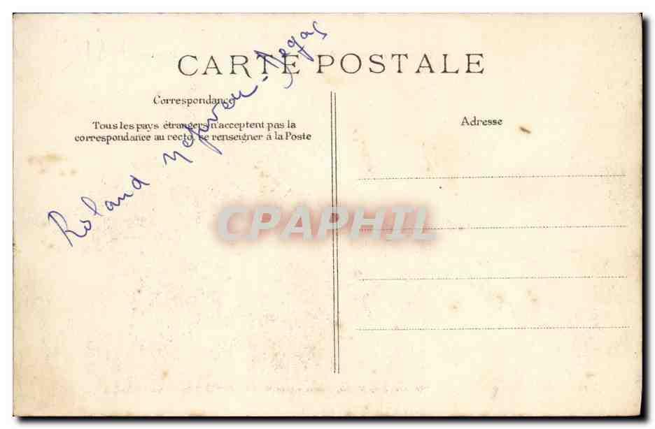 Carte Postale Ancienne Bateau Guerre Catastrophe du Pluviose M Cheron s'embarque pour aller assister aux travaux de renflouement [ ]