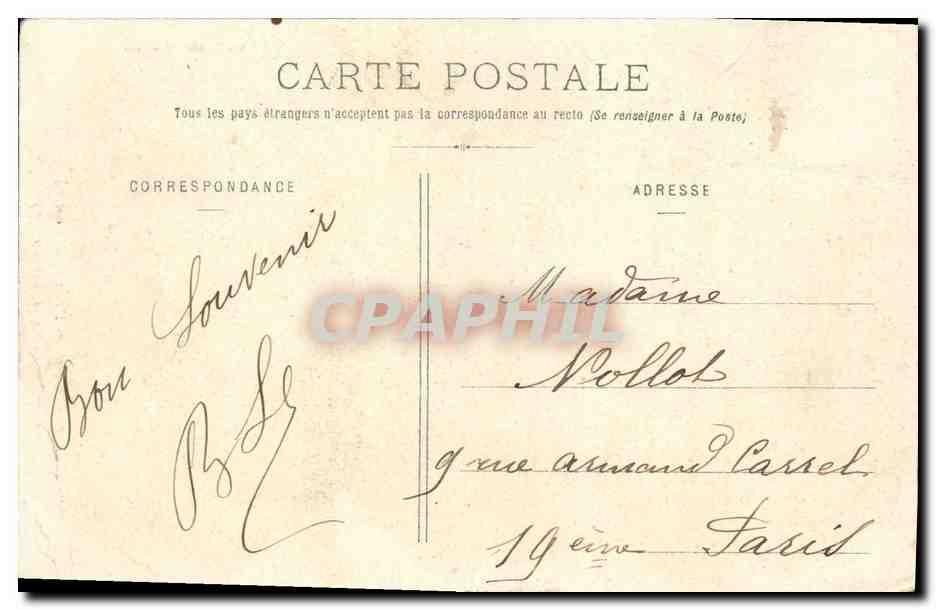 Carte Postale Ancienne Excursion en Franche Comte Chute du Doubs ...