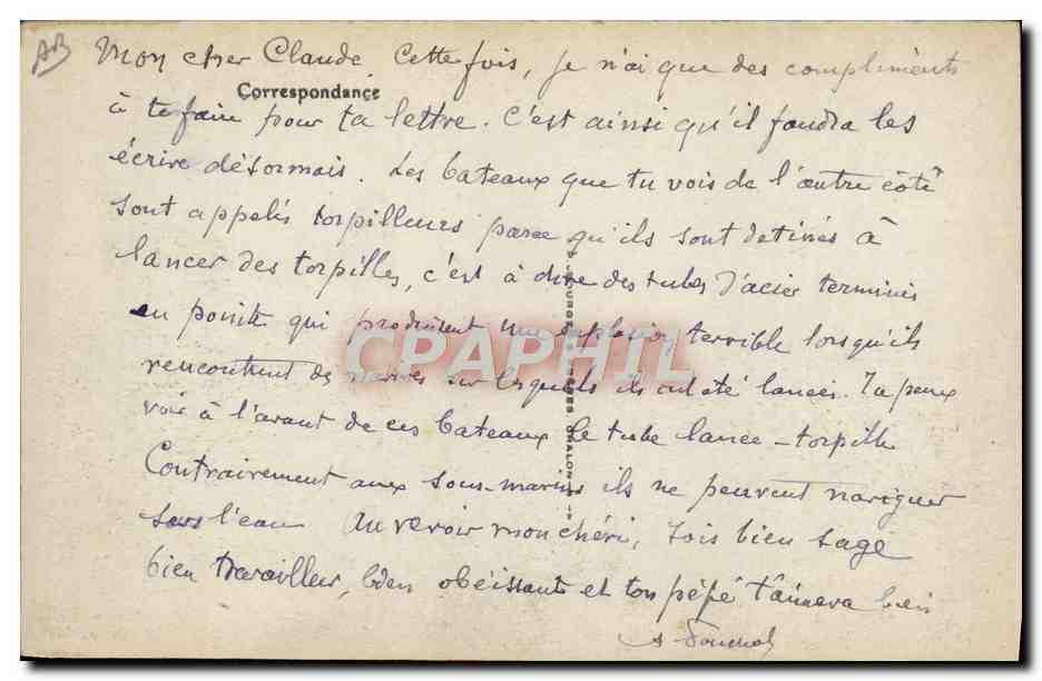 Carte Postale Ancienne Bateau de guerre Etablissements Schneider & Cie Chantiers de Chalon sur Saone Onze torpilleurs en construction [ ]