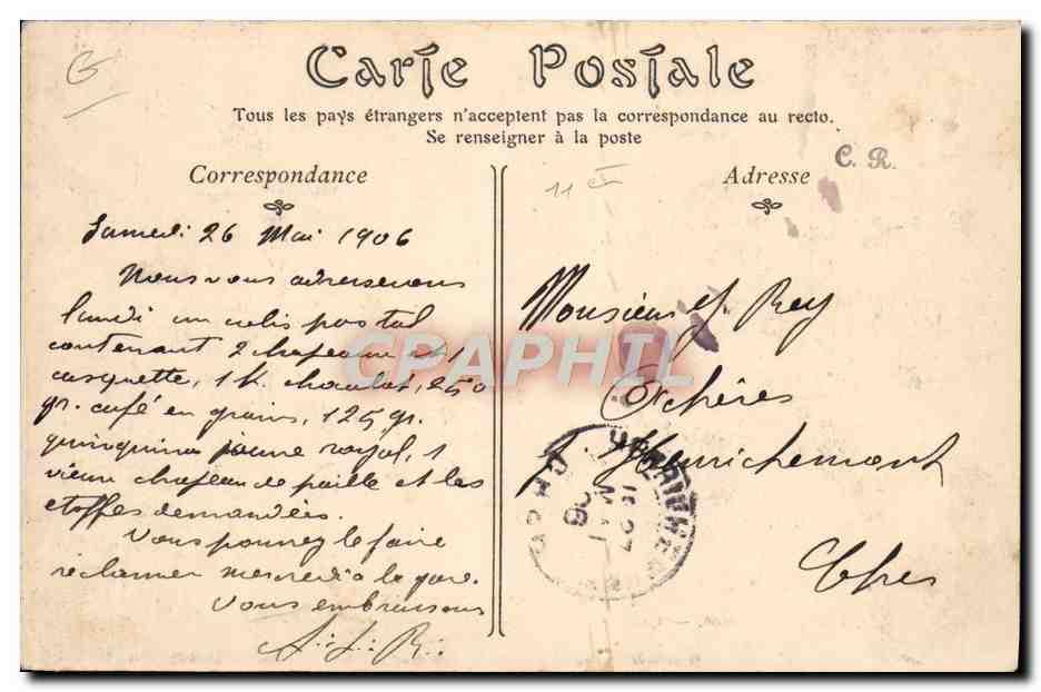 Carte Postale Ancienne Paris 1er Mai 1906 Curieux et manifestants ...