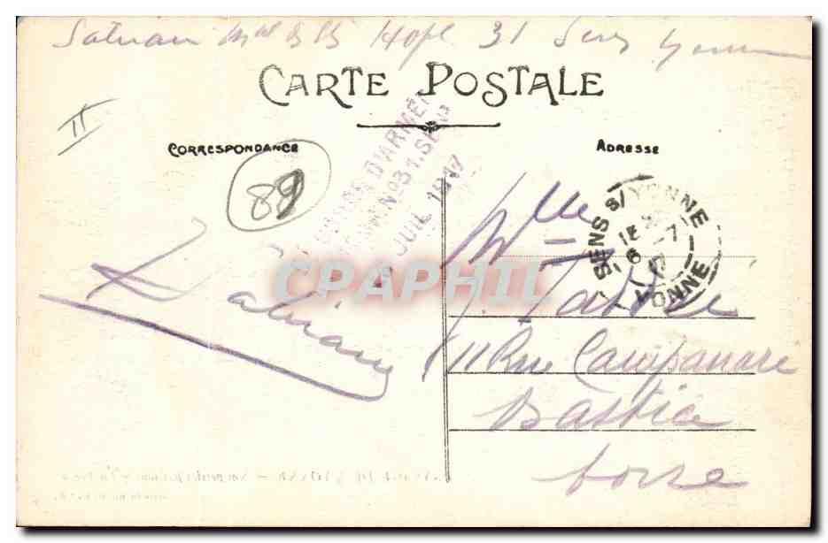 Carte Postale Ancienne Peche Pecheur Paysages de l'Yonne Nos petites ...