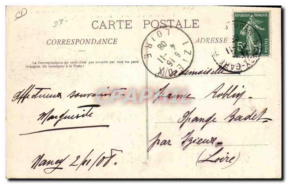 Carte Postale Ancienne Mort Funerailles de SE le cardinal Mathieu vue d ...