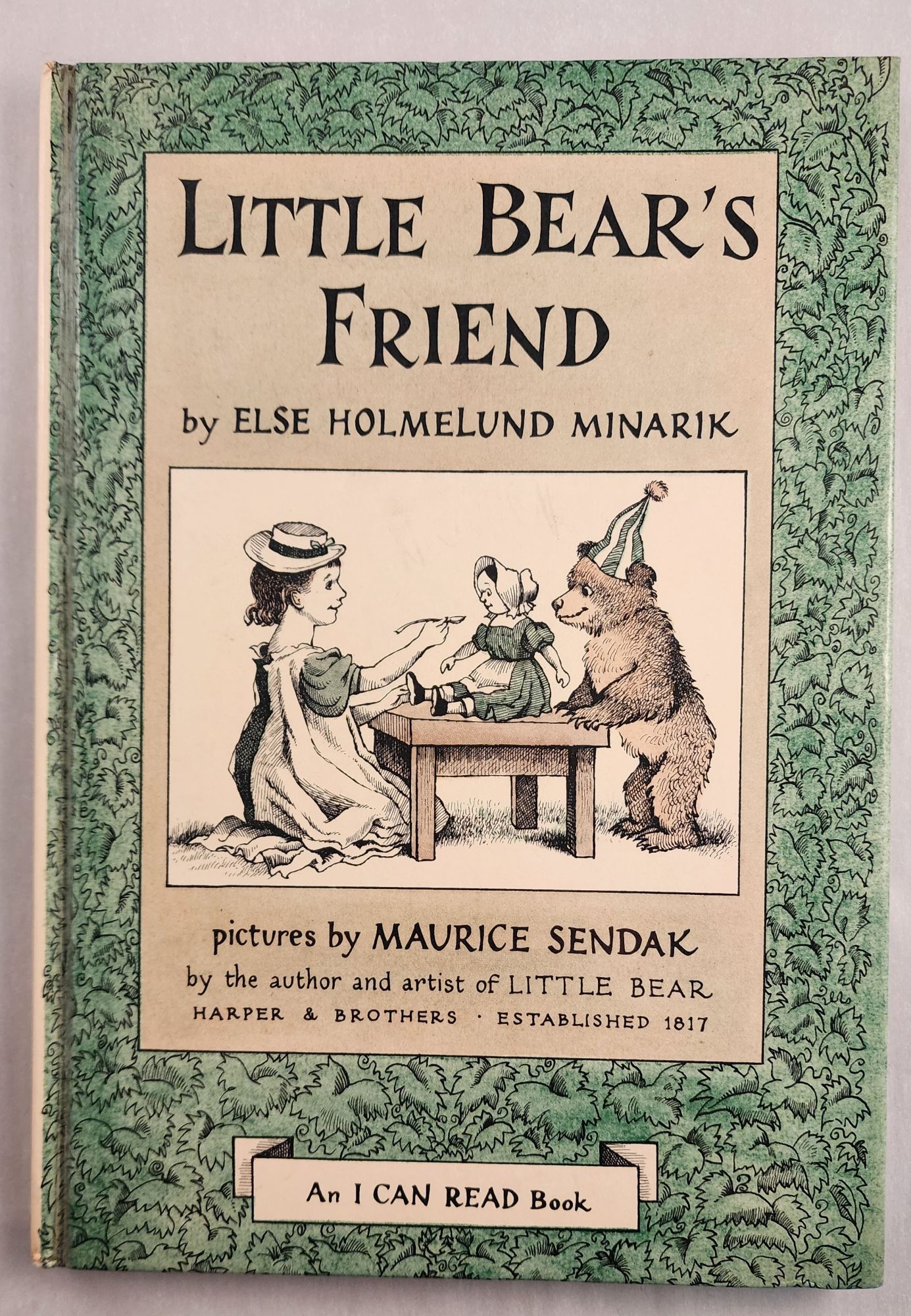 Little Bear's Friend An I Can Read Book - Minarik, Else Holmelund and illustrated by Maurice Sendak