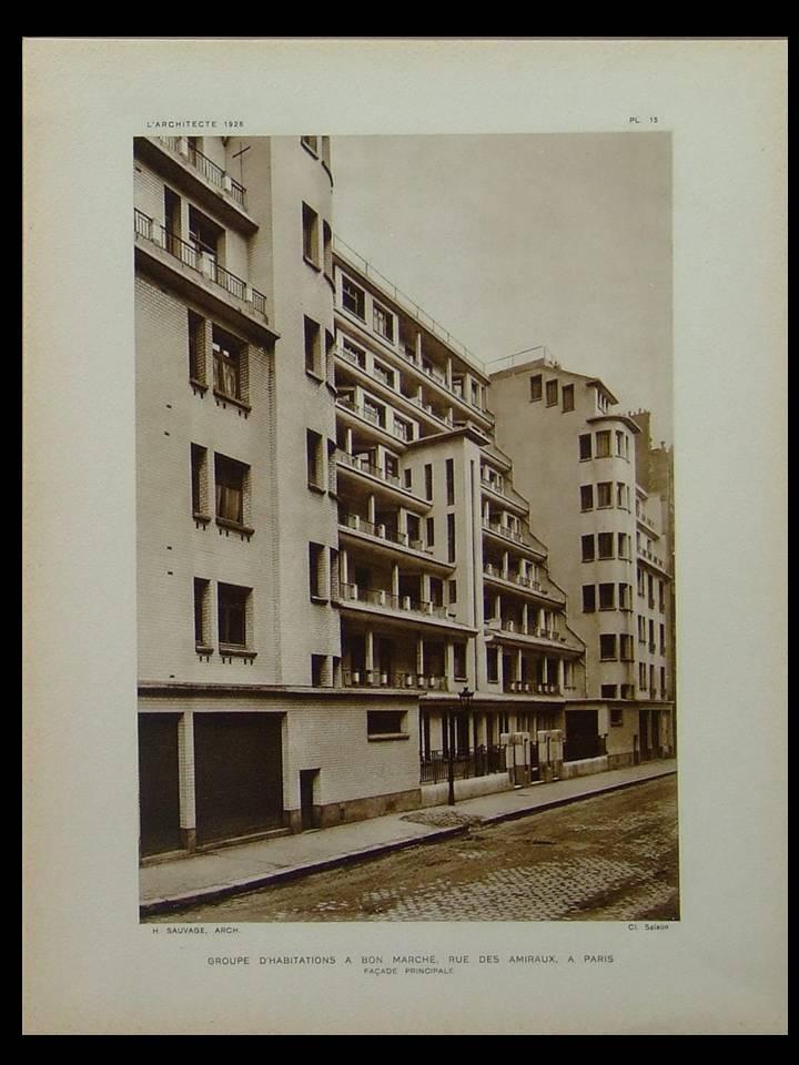 L'ARCHITECTE MARS 1926 PARIS, 13 RUE DES AMIRAUX, HENRI SAUVAGE, CASABLANCA, PROST [Near Fine] [Softcover]