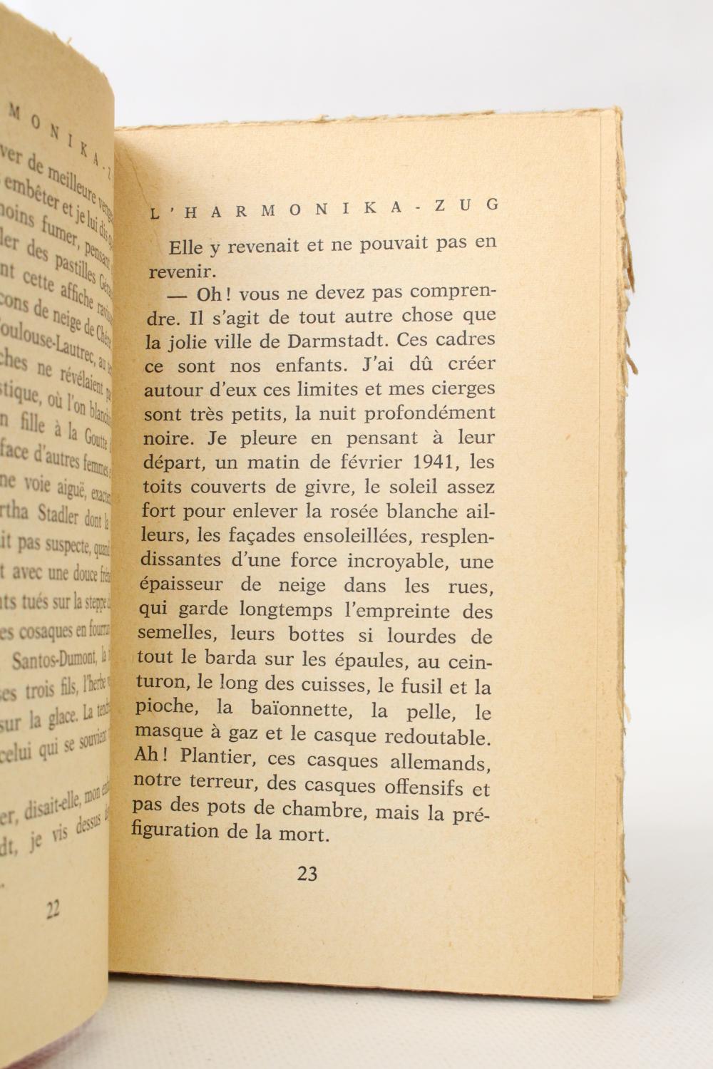 L'harmonika-zug by DE ROUX Dominique: couverture souple (1963) Signed ...