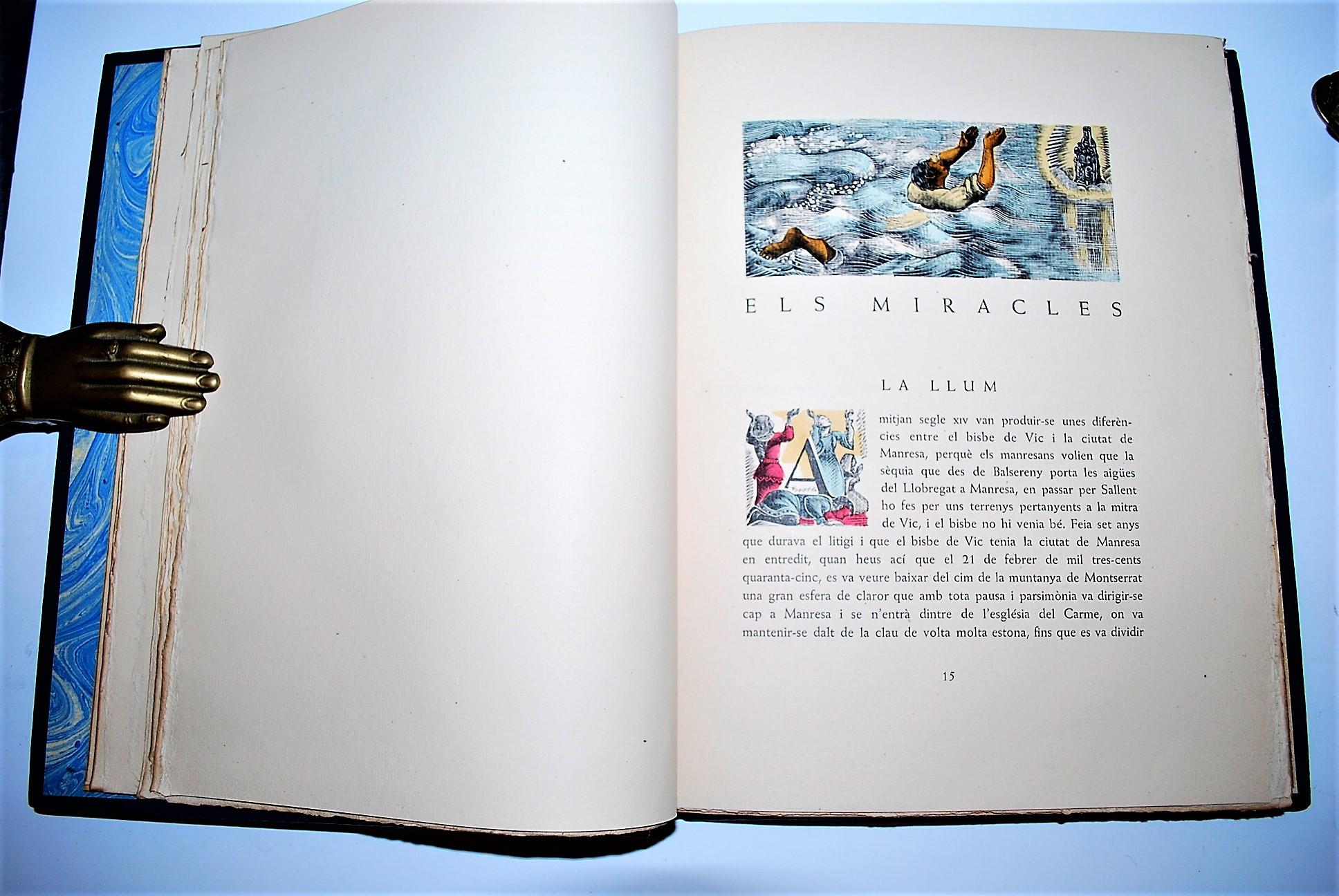 Montserrat. Tradicions i Llegendes. Xilografies de E. C. Ricart. by ...