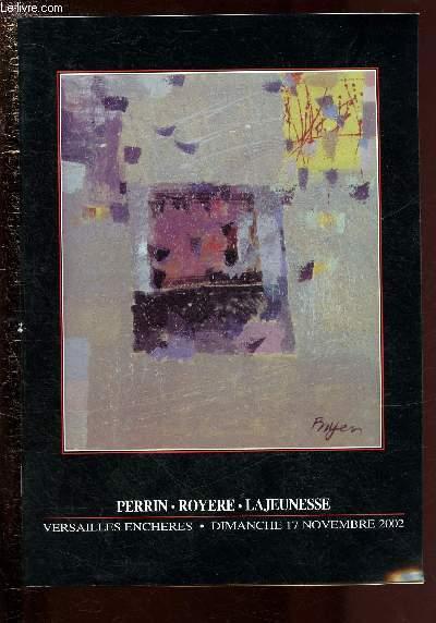 17 NOVEMBRE 2002 - VERSAILLE ENCHERES - ESTAMPES - MULTIPLES 6 TABLEAUX MODERNES - ABSTRAITS ET CONTEMPORAINS - SCUPTURES - CATALOGUE DES VENTES AUX