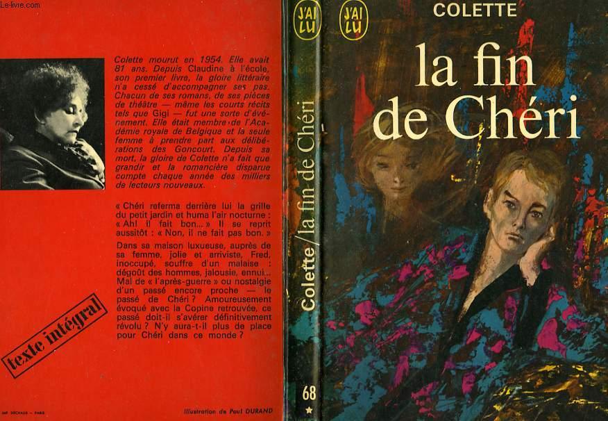 LA FIN DE CHERI by COLETTE: bon Couverture souple (1972)