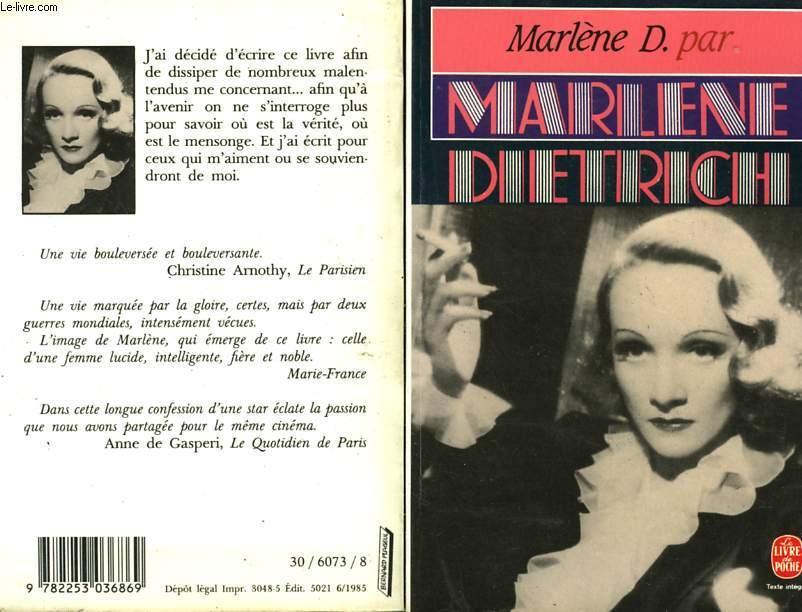 MARLENE D. PAR MARLENE DIETRICH - DIETRICH MARLENE