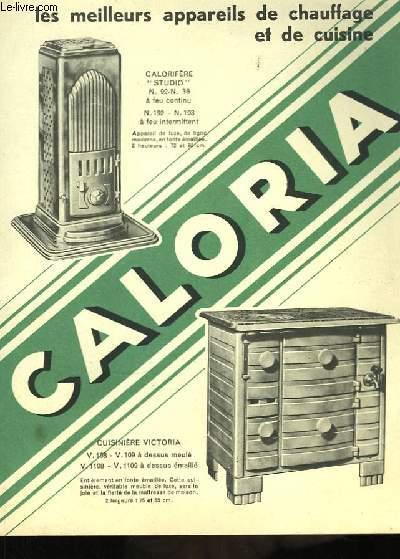 Catalogue d'appareils de chauffage et de cuisine CALORIA [Bon] [Couverture souple]