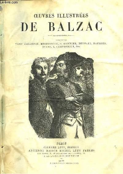 Oeuvres Illustrées de Balzac. by BALZAC Honoré de: bon Couverture ...
