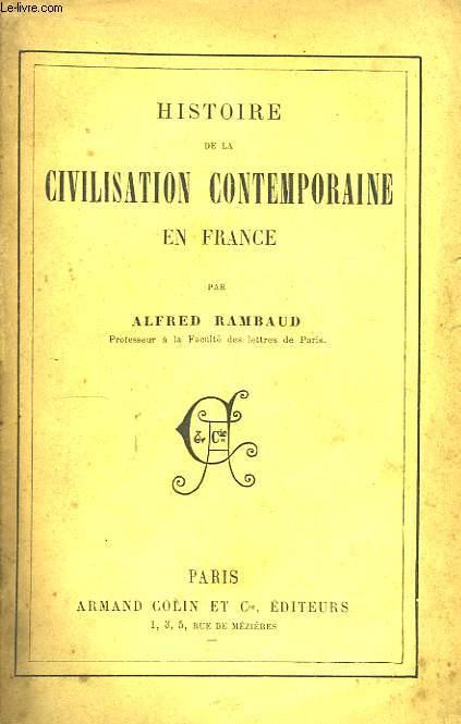 Histoire de la Civilisation en France. - RAMBAUD Alfred