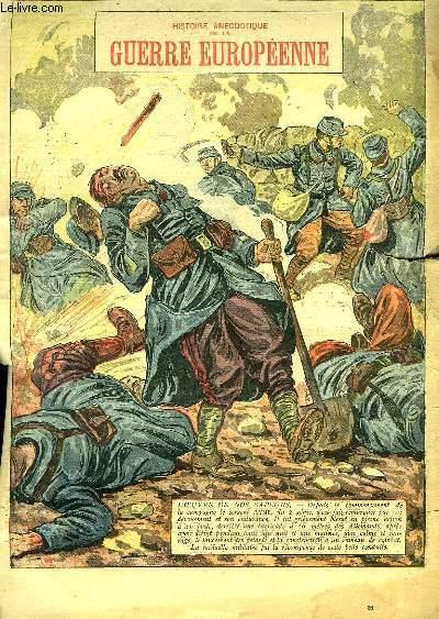 Histoire Anecdotique de la Guerre Européenne. Livraison n°81 : L'oeuvre de nos sapeurs - Notre victoire de Champagne - Autour d'une Sape DE LA MARNE