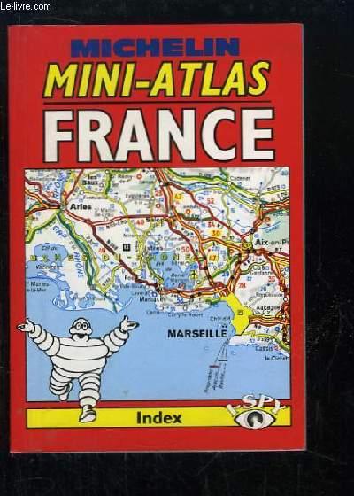 Mini-Atlas France, Michelin. Index - COLLECTIF