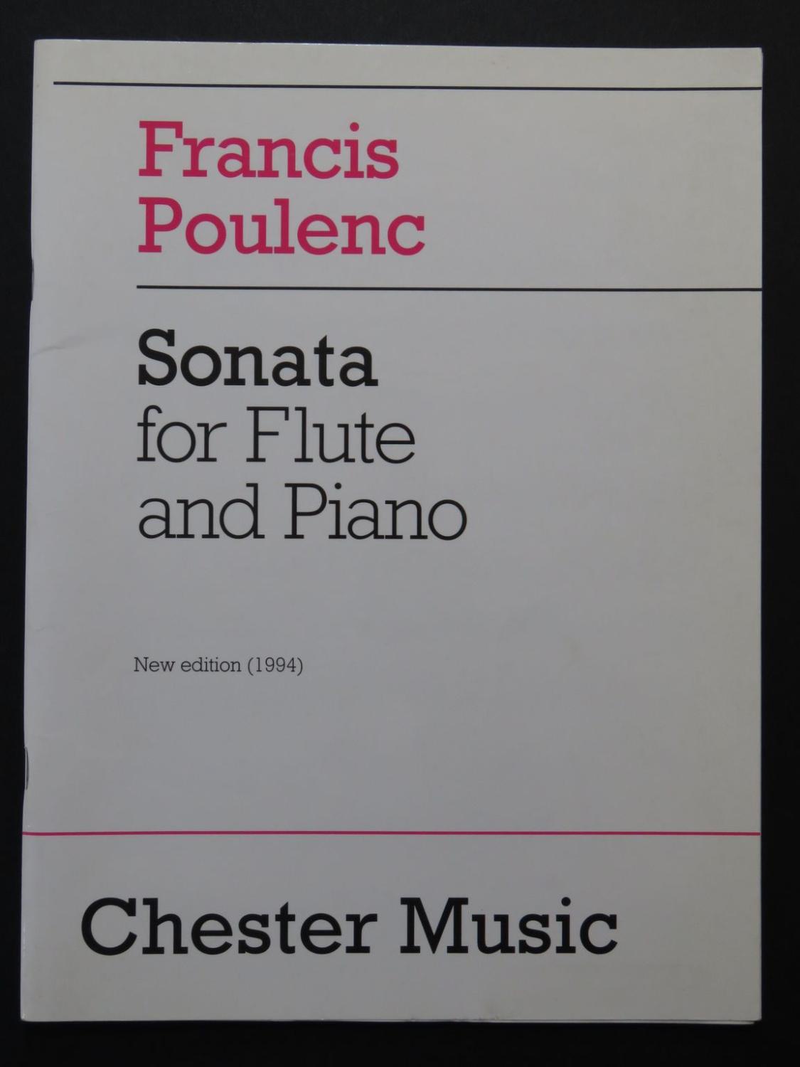 Francis Poulenc Flute Sonata