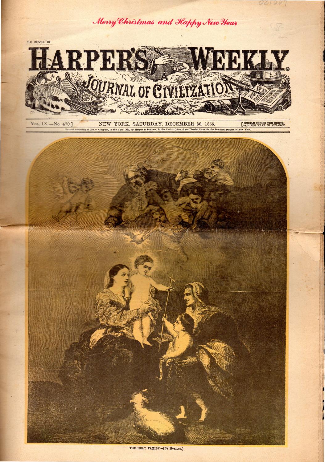 18730125 Harper's Weekly REPRINT January 25,1873