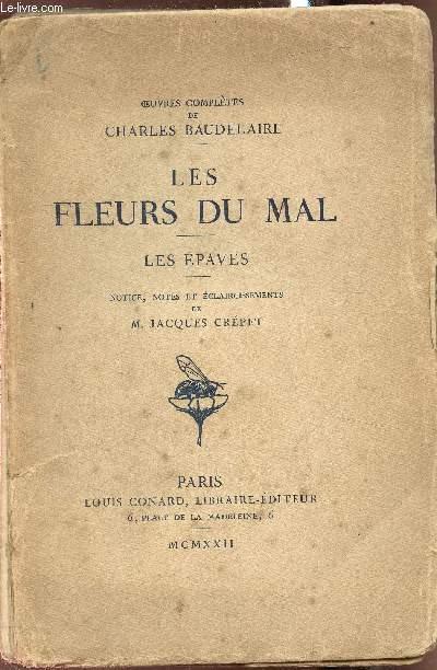 Les fleurs du mal - Les épaves - by Charles Baudelaire: bon Couverture ...