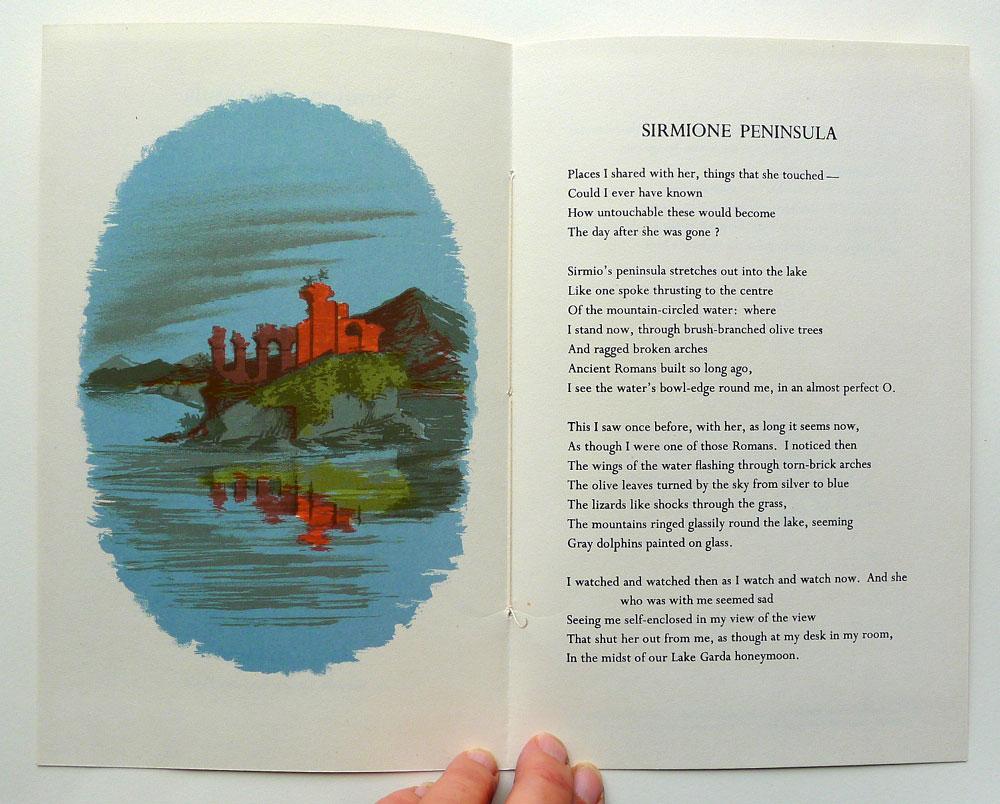 1954 An Ariel Poem Sirmione Peninsula STEPHEN SPENDER Lynton Lamb ''UNOPENED'' 
