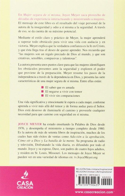 Mujer Segura De Si Misma (Spanish Edition) by Joyce Meyer: Bien de blanda (2007) | Von Kickblanc