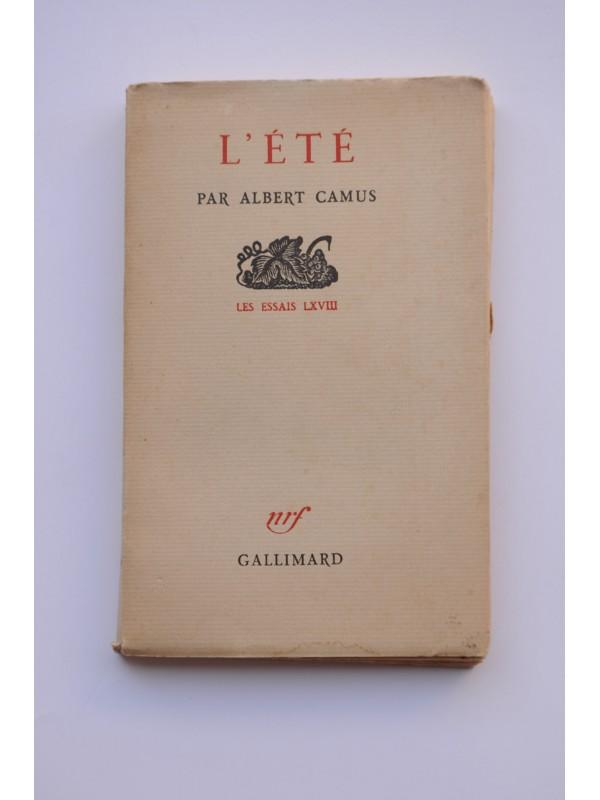 L'été by CAMUS, Albert Rústica, paperback (1954) LIBRERÍA SOLAR DEL