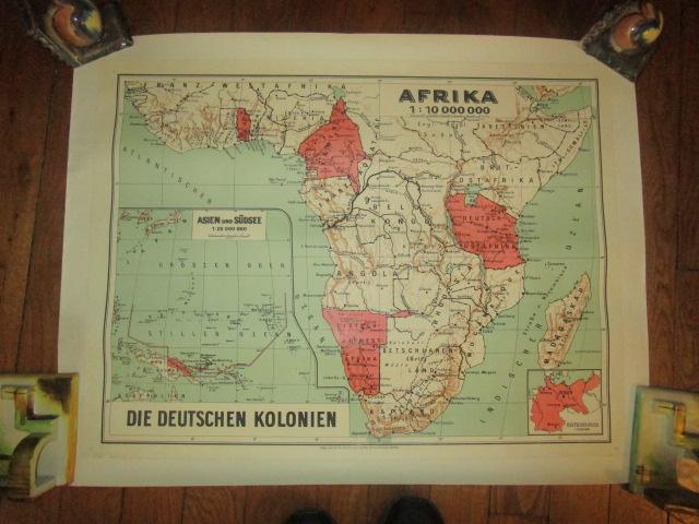 Deutsche Kolonien: Karte Die Deutschen Kolonien- Afrika-Asien-Südsee: Carte  Magnus