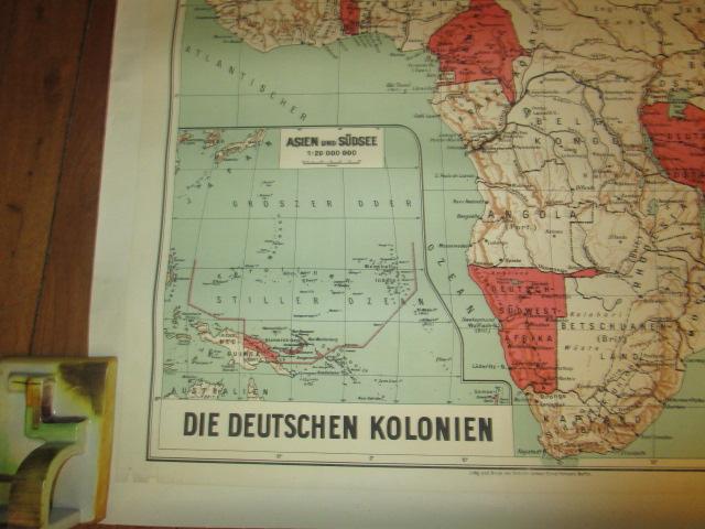Deutsche Kolonien: Karte Die Deutschen Kolonien- Afrika-Asien-Südsee
