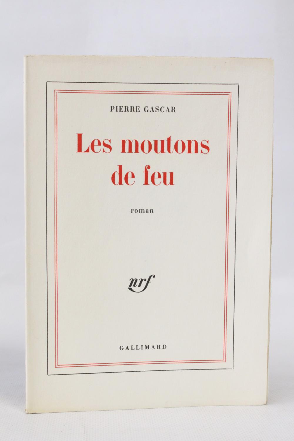 Les moutons de feu by GASCAR Pierre: couverture souple (1963) Signed by ...