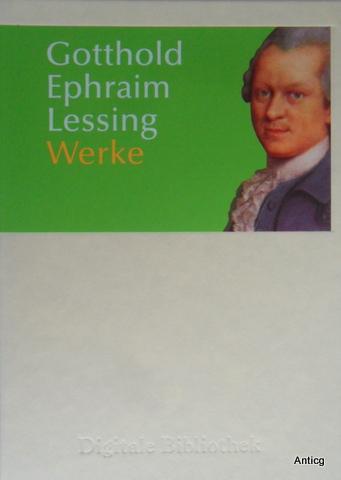 Werke. CD-ROM. Digitale Bibliothek 5. - Lessing, Gotthold Ephraim