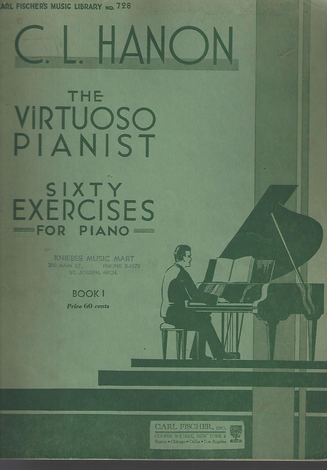 HANON The Virtuoso Pianist in Sixty Exercises For the Piano Book 1