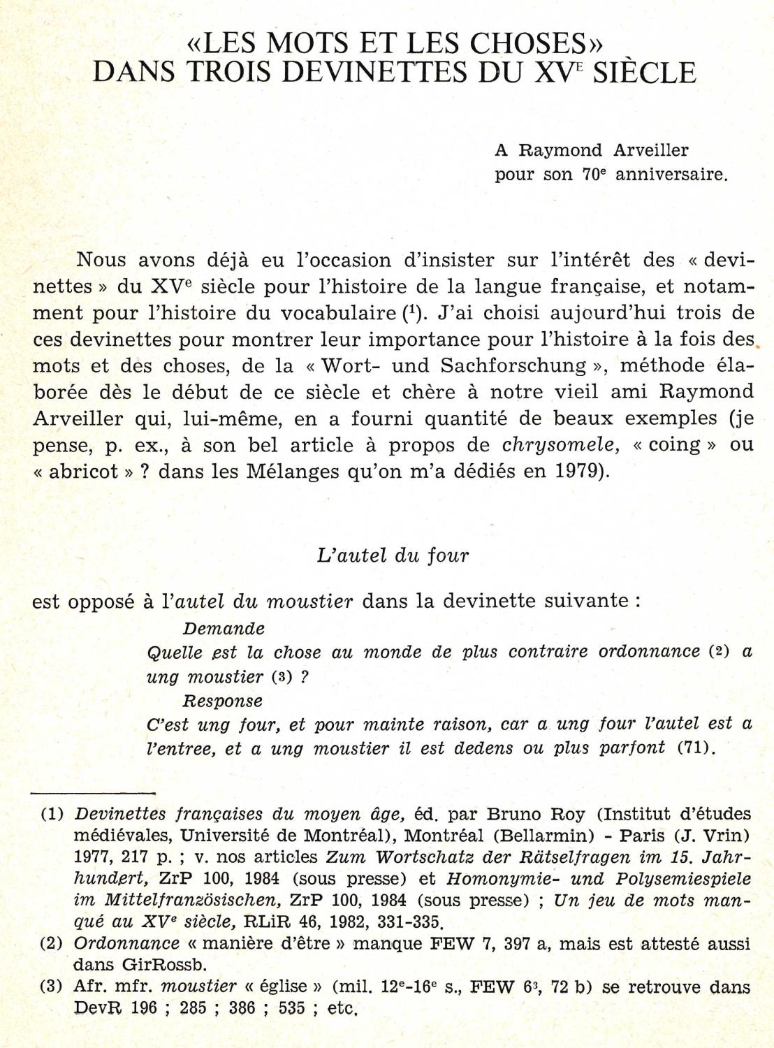 Hommage A Raymond Arveiller Extrait De La Revue De Linguistique Romane Xlviii De Collectif Bon Couverture Souple 1984 Dedicace Par L Auteur Arturusrex Hommage A Raymond Arveiller Extrait De La Revue De Linguistique Romane Xlviii De Collectif Bon Couverture Souple 1984 Dedicace Par L Auteur Arturusrex