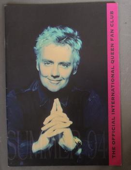 SUMMER 1994 The Official International QUEEN Fan Club - (Fan Magazine / Fanzine for the Rock Band; Brian May & Roger Taylor; Past members: Freddie Me