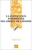 La convention européenne des droits de l'homme - Frédéric Sudre