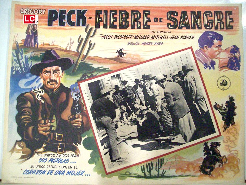 FIEBRE DE SANGRE - 1950Dir: Robert D. WebbCast: GREGORY PECKJEAN ...