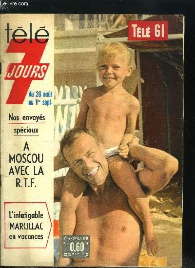 Télé 7 jours n° 75 - Catherine Rouvel : Jean Renoir l'avait déshabillée, ce soir Labiche vous la présente en robe longue, Aujourd'hui, Suzy Delair co