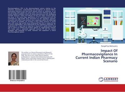 Impact Of Pharmacovigilance In Current Indian Pharmacy Scenario - RangaPriya Muthusamy