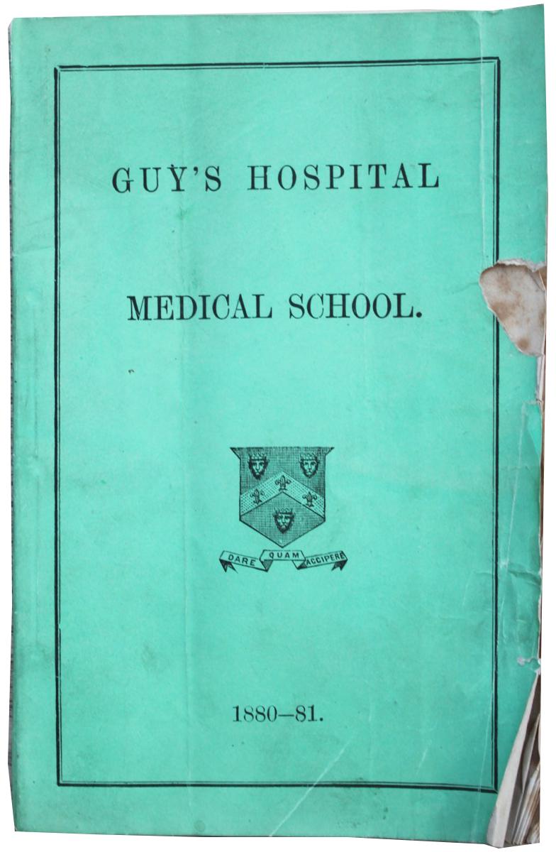 Guy's Hospital Medical School [Yearbook 188081]. by GUY'S HOSPITAL