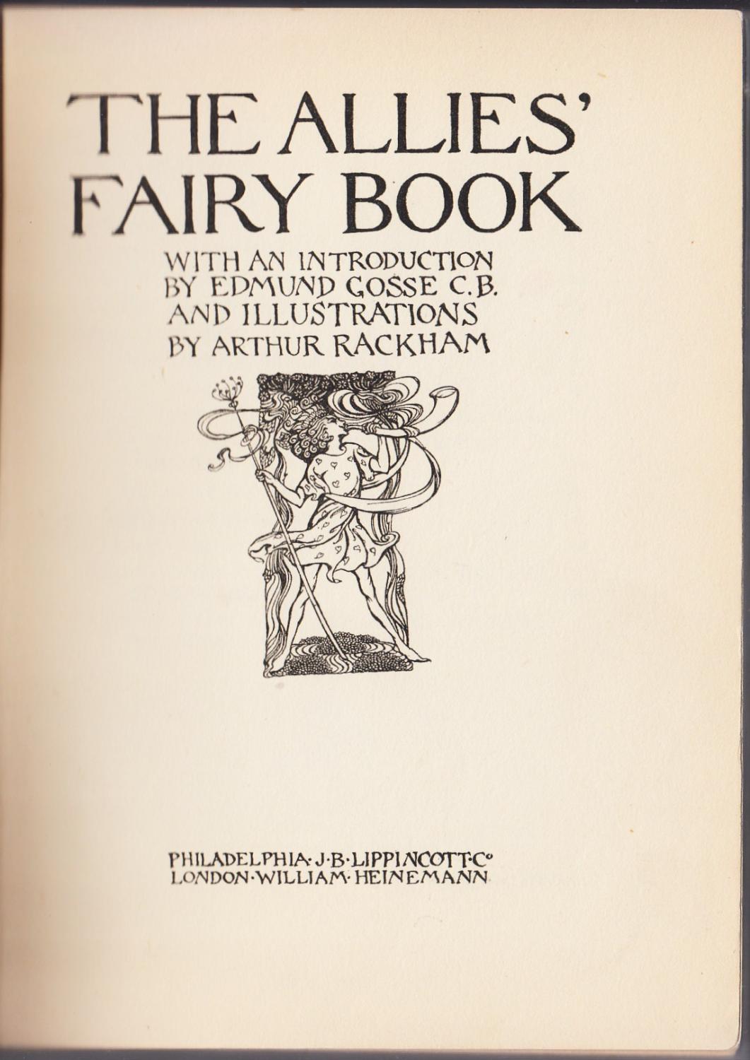 The Allies' Fairy Book with Illustrations by Arthur Rackham by Various ...