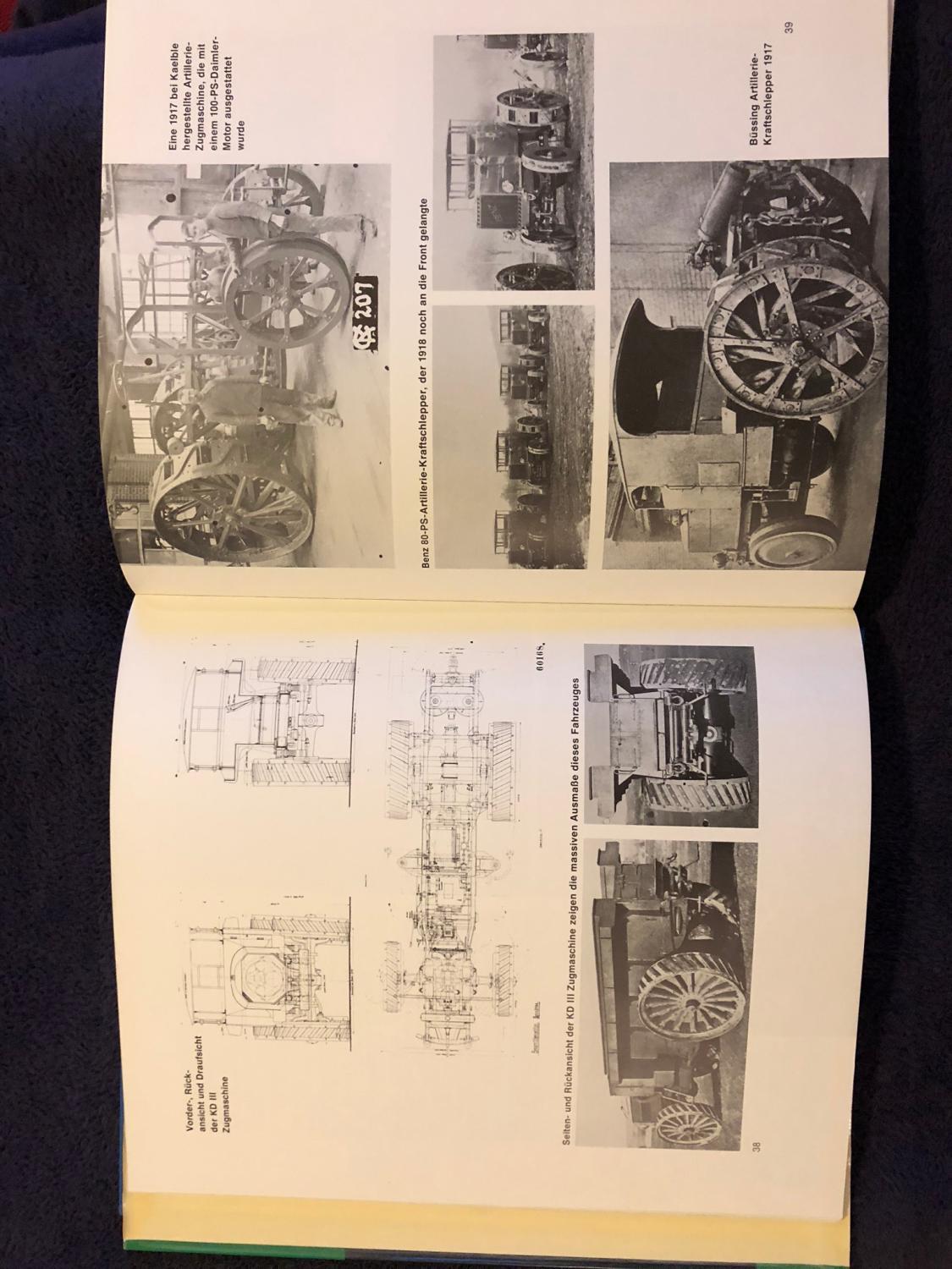 Die Rad- und Vollketten-Zugmaschinen des deutschen Heeres