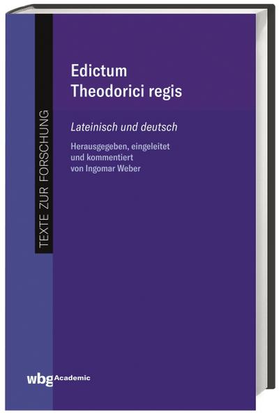 Edictum Theodorici regis : Das 