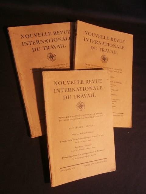 Nouvelle revue internationale du travail, 3 numéros by collectif (1943