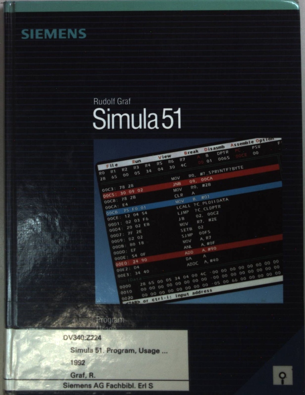 Simula 51 : program, usage, application examples. - Graf, Rudolf