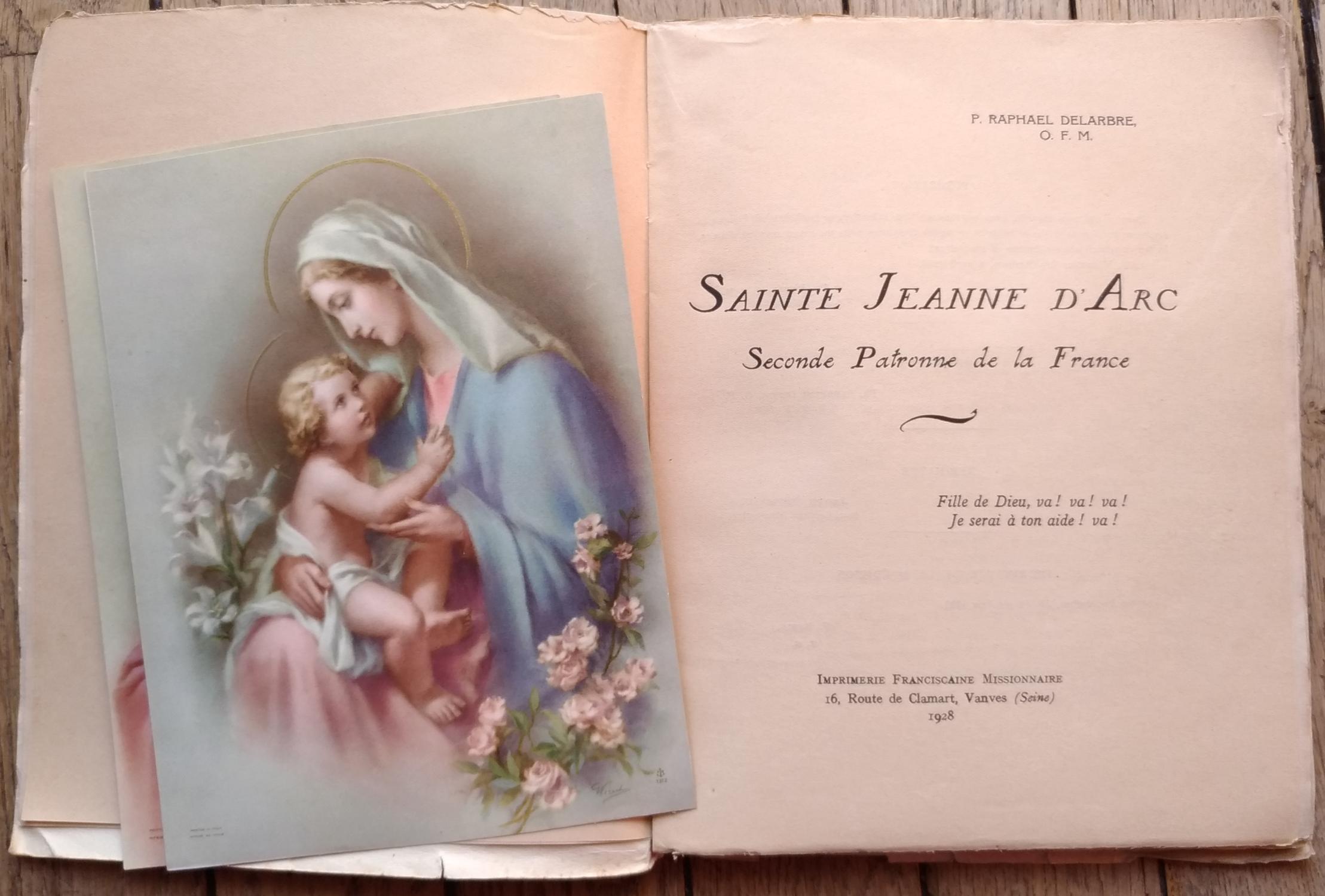 SAINTE JEANNE d'ARC seconde patronne de la France by R.P Raphaël