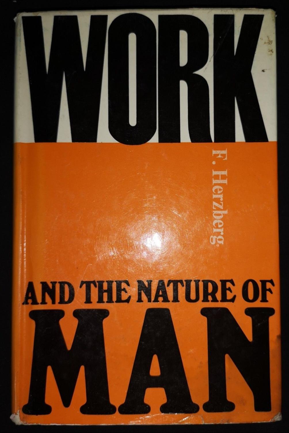 AND THE NATURE OF MAN by FREDERICK HERZBERG: Good Hardcover | Happyfish Books