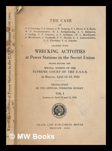 The Case Of N P Vitvitsky V A Gussev A W Gregory Y I Zivert N G Zorin M D Krasheninnikov M L Kotlyarevsky A S Kutuzova J Chushny V P Lebedev A T Lobanov W L Macdonald A Monkhouse C Nordwall P Y The Case Of N P Vitvitsky V A Gussev A W Gregory Y I Zivert N G Zorin M D Krasheninnikov M L Kotlyarevsky A S Kutuzova J Chushny V P Lebedev A T Lobanov W L Macdonald A Monkhouse C Nordwall P Y