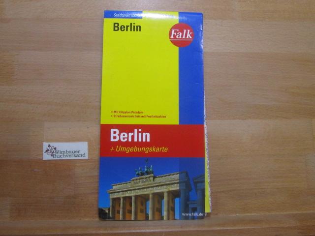 Berlin : mit Umgebungskarte ; mit Cityplan Potsdam ; Straßenverzeichnis ; mit Postleitzahlen. Stadtplan extra