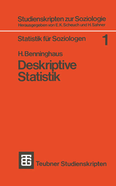 BENNINGHAUS,STATISTIK F.SOZIOLOGEN 1 - Benninghaus, Hans